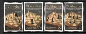 GIBRALTAR MNH 2012 SG1435-1438 10TH ANV GIBRALTAR INTERNATIONAL CHESS FESTIVAL - Picture 1 of 1