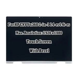14" FHD LCD Touch Screen Display Assembly for HP ENVY x360 14t-es000 14t-es100 - Picture 1 of 6