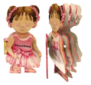 Ballerina Foam Board Book Vintage Rare 3D by Caviezel, Giovanni Large Book - Picture 1 of 7