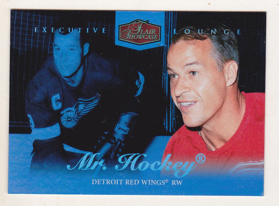 2007-08 Fleer Ultra Gordie Howe Flair Executive Lounge Red Wings Mr. Hockey - Image 1 of 1
