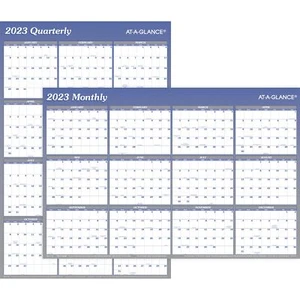 At-A-Glance Vertical/Horizontal Erasable Wall Planner, 24 x 36, 2022 - Foto 1 di 1