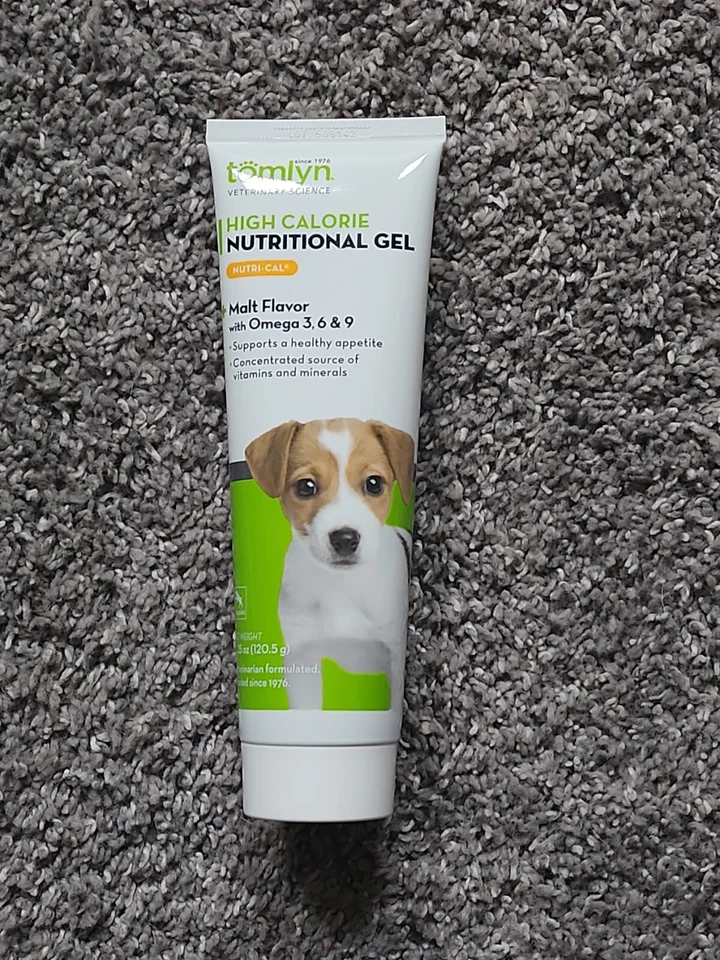 Gel nutricional alto en calorías Tomlyn para perros, sabor a malta Foto 1 de 1