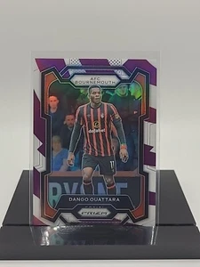2023-24 Panini Prizm EPL Soccer, Dango Ouattara, Purple & White Stripes /92 - Picture 1 of 2