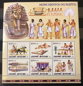 Great Egyptian civilization on stamps Guinea Bissau- MNH** F100
