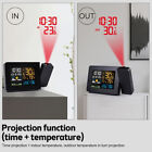 Alarme de projection écran numérique LCD météo sieste température humidité.