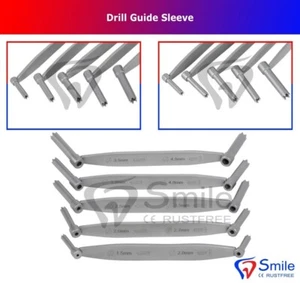 Set di 5 strumenti ortopedici tedeschi guida trapano trapano manicotto chirurgico - Foto 1 di 4