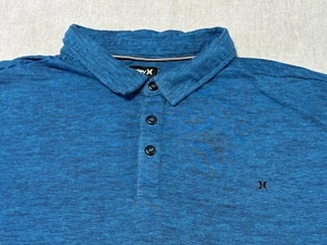 HURLEY - Polo de manga corta para hombre - Talla XL - EXTRA GRANDE - Azul - Cuello - Imagen 1 de 16
