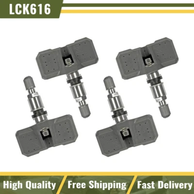 Juego de 4 piezas de sistema de monitoreo de sensor de presión de neumáticos Dorman TPMS para Chevy GMC Foto 1 de 4