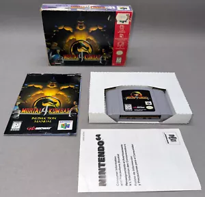 Jeu MORTAL KOMBAT 4 sur nintendo 64 N64 version USA NTSC 100% authentic - Imagen 1 de 13
