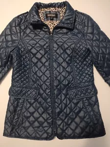 Ellen Tracy Puffer Steppjacke Damen S Full Zip Navy Wintermantel - Bild 1 von 12
