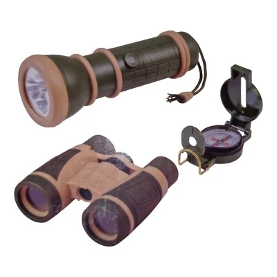 SCOUT Kinder Entdecker Set - Kompass -Taschenlampe -Fernglas -Kinderkompass  - Bild 1 von 4