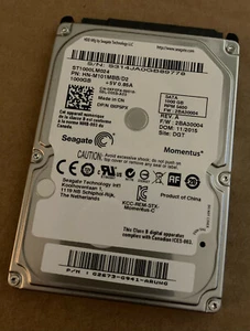 (NEW) SEAGATE MOMENTUS 1TB 2.5" SATA 5400RPM LAPTOP PC HDD HARD DRIVE - Picture 1 of 1
