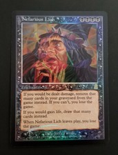 1x Foil Nefarious Lich MTG Magic: The Gathering Odyssey Rare NM EDH