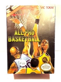 All-Pro Basketball NES Original Game (Nintendo Entertainment System, 1989)