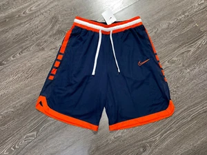 Nike Herren Dri-FIT Elite gestreifte Basketballshorts marineblau orange DD0563-420 Größe L - Bild 1 von 5