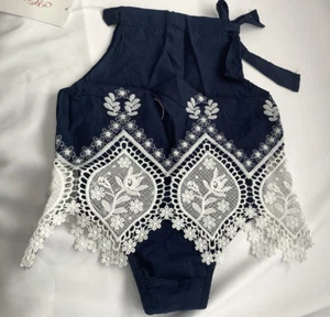 Choting Baby ,Summer  Clothes  Halter Lace Sleeveless Jumper Jumpsuit Bodysuit - Picture 1 of 12