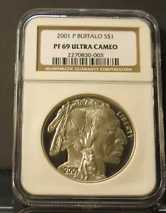 2001 P BUFFALO. PF 69. NGC - Picture 1 of 1