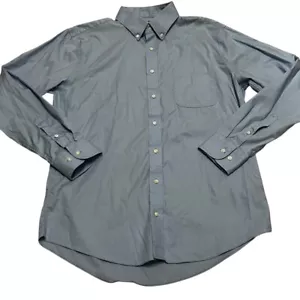 Nordstrom Men’s Light Blue Dress Shirt - Trim Fit, Non-Iron, Size 16 34/35 Butto - Picture 1 of 12