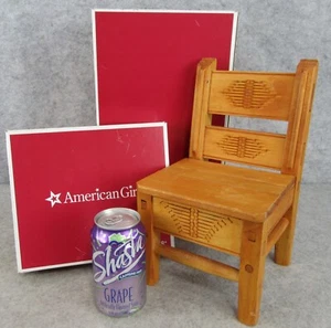 American Girl Doll JOSEFINA Wood Carved Southwestern Chair w Box - Imagen 1 de 24