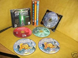 STAR WARS, BOOK SET, 1st. EDITION, & VIDEO GAMES, 8 COMPACT DISCS, COLLECTIBLE - Picture 1 of 1