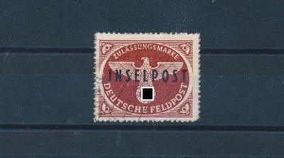 Feldpost Insel Rhodos Zulassungsmarke 1944 Michel 9 Expertise (S27726) - Bild 1 von 2