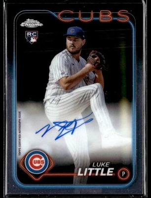 L33,667 - 2024 Topps Chrome Rookie Autographs #RALL Luke Little Auto - Image 1 of 2