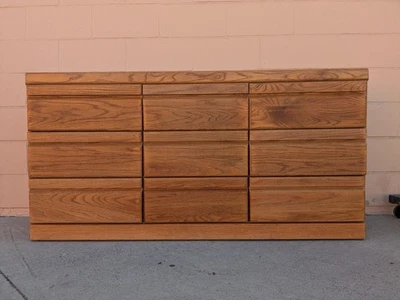 Vintage Modern Regency Wood Dresser - Image 1 of 4