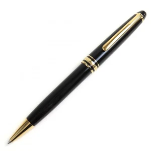 Montblanc Meisterstück White Star Twist Ballpoint Pen Black Gold 13.8cm - Picture 1 of 9