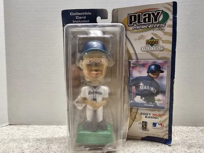 Ichiro Suzuki Seattle Mariners MLB 2001 cubierta superior Play Makers Bobblehead LEER  Foto 1 de 4