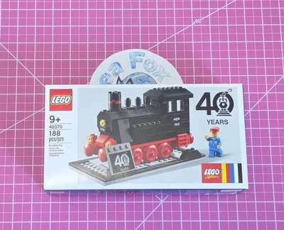 LEGO 40th Anniversary Steam Engine - #40370 - Sealed – ULTRA RARE! - Image 1 of 3