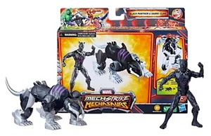 Marvel Mech Strike Mechasaurs Black Panther & Sabre Claw 4" Figuren neuwertig in Box - Bild 1 von 1