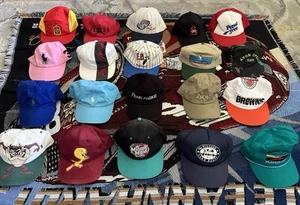 Vintage Hut Lot Snapback Strapback Promo Film Cartoon Polo Rennen & mehr - Bild 1 von 9