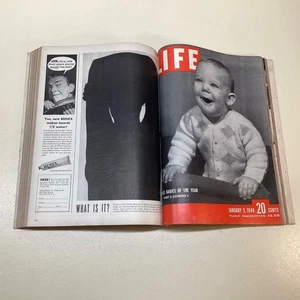 Life Magazine 6 Editions, Hardbound, From Dec 27 1948 to January 31 1949 TA#744 - Picture 1 of 13