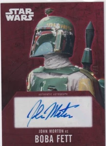 2016 Star Wars Evolution John Morton as Boba Fett Imperial Red 1/1 - Picture 1 of 2