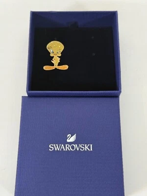 Swarovski Looney Tunes TWEETY BIRD Crystal TIE PIN 5487641 NEW in Box - Image 1 of 4