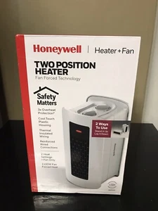 BRAND NEW Honeywell Heater + Fan Two Position Heater Model #HHF250 - Picture 1 of 2