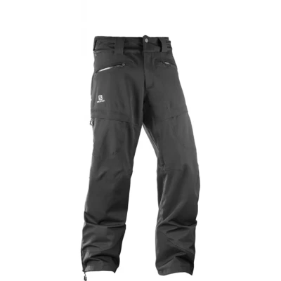 SALOMON Qst Guard Ski Pants Waterproof Snow Sport Snowboard Men Black Size S - Image 1 of 4