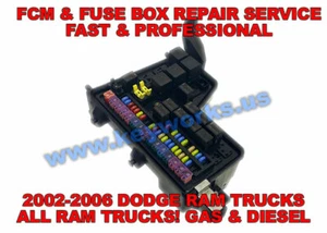 02-05 Dodge RAM 1500,2500,3500 Front Control Module & Fuse BOX - REPAIR SERVICE! - Picture 1 of 4