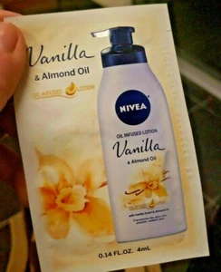 NIVEA Vanilla and Almond Oil Infused Body Lotion, Sample 4 ml - Picture 1 of 2