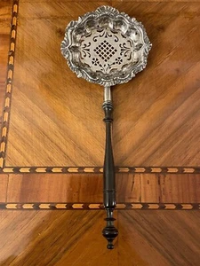 Biedermeier Teesieb Silber um 1830 1840 - Bild 1 von 5