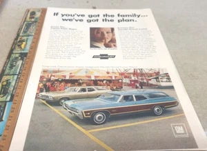 1967 ? CHEVROLET WAGONS Original Sales Advert - Foto 1 di 1