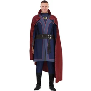 Adult Men Doctor Strange Costume Cosplay Dr Cape Jumpsuit Props Fancy Dress ▪ - Picture 1 of 10