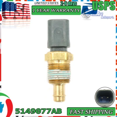 NEW 1x Engine Coolant Temperature Sensor 5149077AB For Dodge Chrysler Jeep Ram  - Image 1 of 4