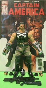 Marvel Legends CROSSBONES *CUSTOM* +MANY EXTRAS + GREAT COMIC CAPT. AMERICA # 17 - Picture 1 of 8