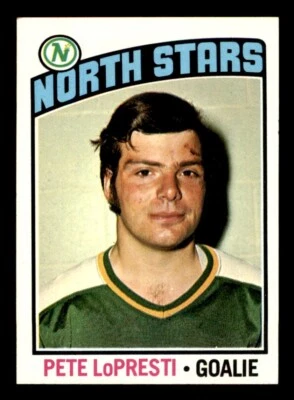 1976 Topps Hockey #184 Pete Lopresti NM - Image 1 of 2