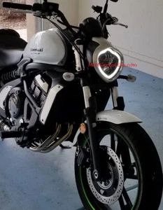 Kawasaki Vulcan 650S EN650 - LED Projection headlight .... Brighter than HID! - Bild 1 von 7