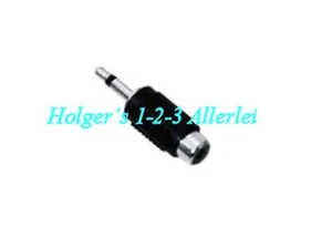 Audio Adapter Cinchbuchse auf Klinkenstecker 3,5 mm Cinch Klinke - Picture 1 of 1