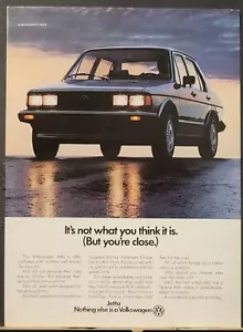 Pubblicità stampa auto Volkswagen VW Jetta 1982 - Foto 1 di 1