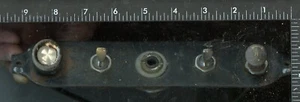 VINTAGE CAR DASH SWITCH PANEL ANY HELP W/ MAKE OR APPLICATION - Picture 1 of 3