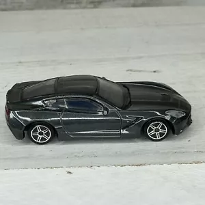 Burago 1/43 Premium Street fire Diecast Car 2014 Corvette Stingray Grey - Picture 1 of 6